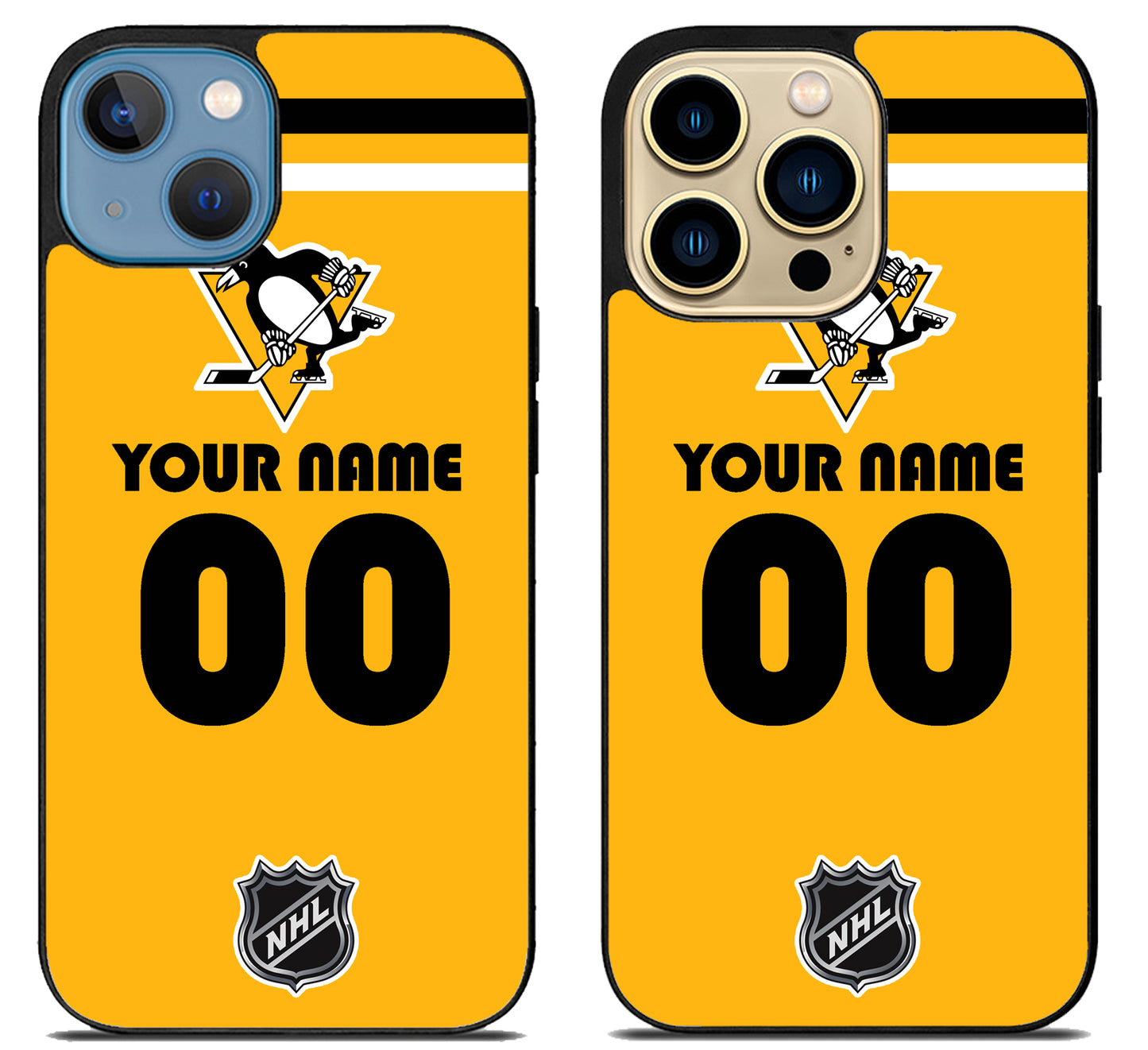 Custom Personalized Pittsburgh Penguins NHL iPhone 14 | 14 Plus | 14 Pro | 14 Pro Max Case