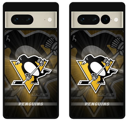 Pittsburgh Penguins Background Google Pixel 7 | 7 Pro Case