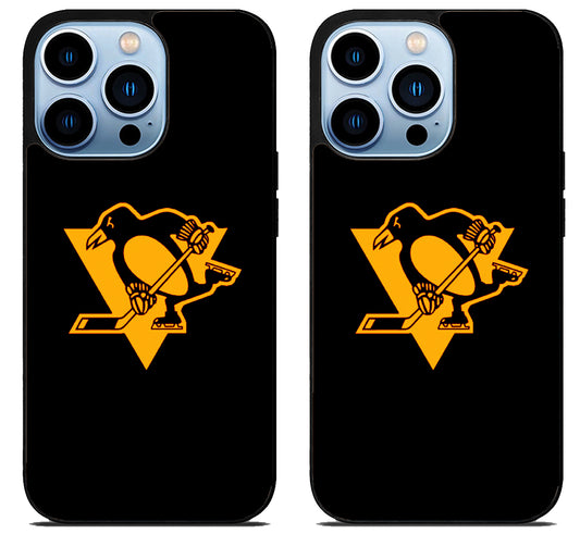 Pittsburgh Penguins Black iPhone 15 Pro | iPhone 15 Pro Max Case