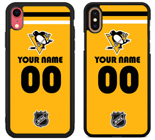 Custom Personalized Pittsburgh Penguins NHL iPhone X | Xs | Xr | Xs Max Case