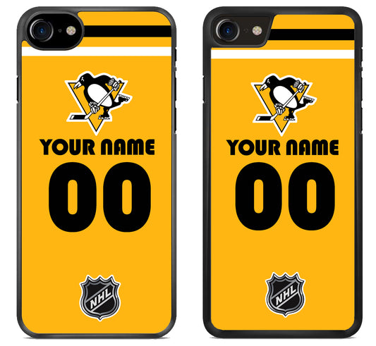 Custom Personalized Pittsburgh Penguins NHL iPhone SE 2020 | iPhone SE 2022 Case