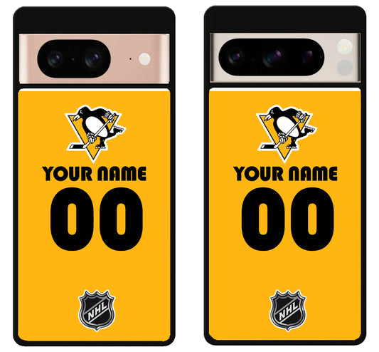 Custom Personalized Pittsburgh Penguins NHL Google Pixel 8 | 8 Pro Case