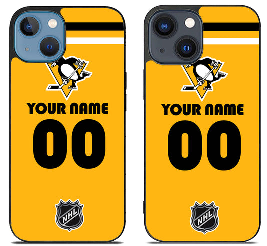 Custom Personalized Pittsburgh Penguins NHL iPhone 15 | iPhone 15 Plus Case