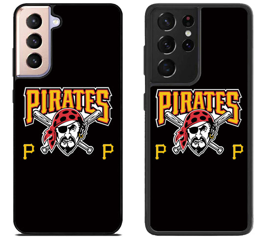 Pittsburgh Pirates Black Samsung Galaxy S21 | S21 FE | S21+ | S21 Ultra Case