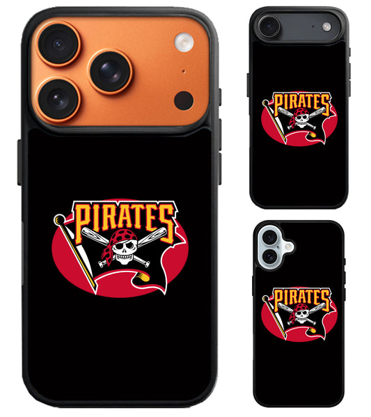 Pittsburgh Pirates Black iPhone Air | iPhone 17 | 17 Pro | 17 Pro Max Case