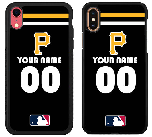 Custom Personalized Pittsburgh Pirates MLB iPhone X | Xs | Xr | Xs Max Case