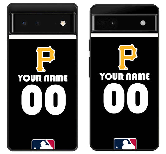 Custom Personalized Pittsburgh Pirates MLB Google Pixel 6 | 6A | 6 Pro Case