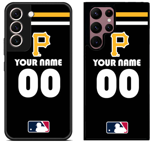 Custom Personalized Pittsburgh Pirates MLB Samsung Galaxy S22 | S22+ | S22 Ultra Case