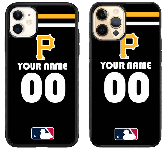 Custom Personalized Pittsburgh Pirates MLB iPhone 12 | 12 Mini | 12 Pro | 12 Pro Max Case