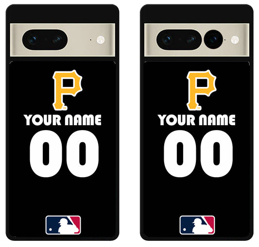 Custom Personalized Pittsburgh Pirates MLB Google Pixel 7 | 7 Pro Case
