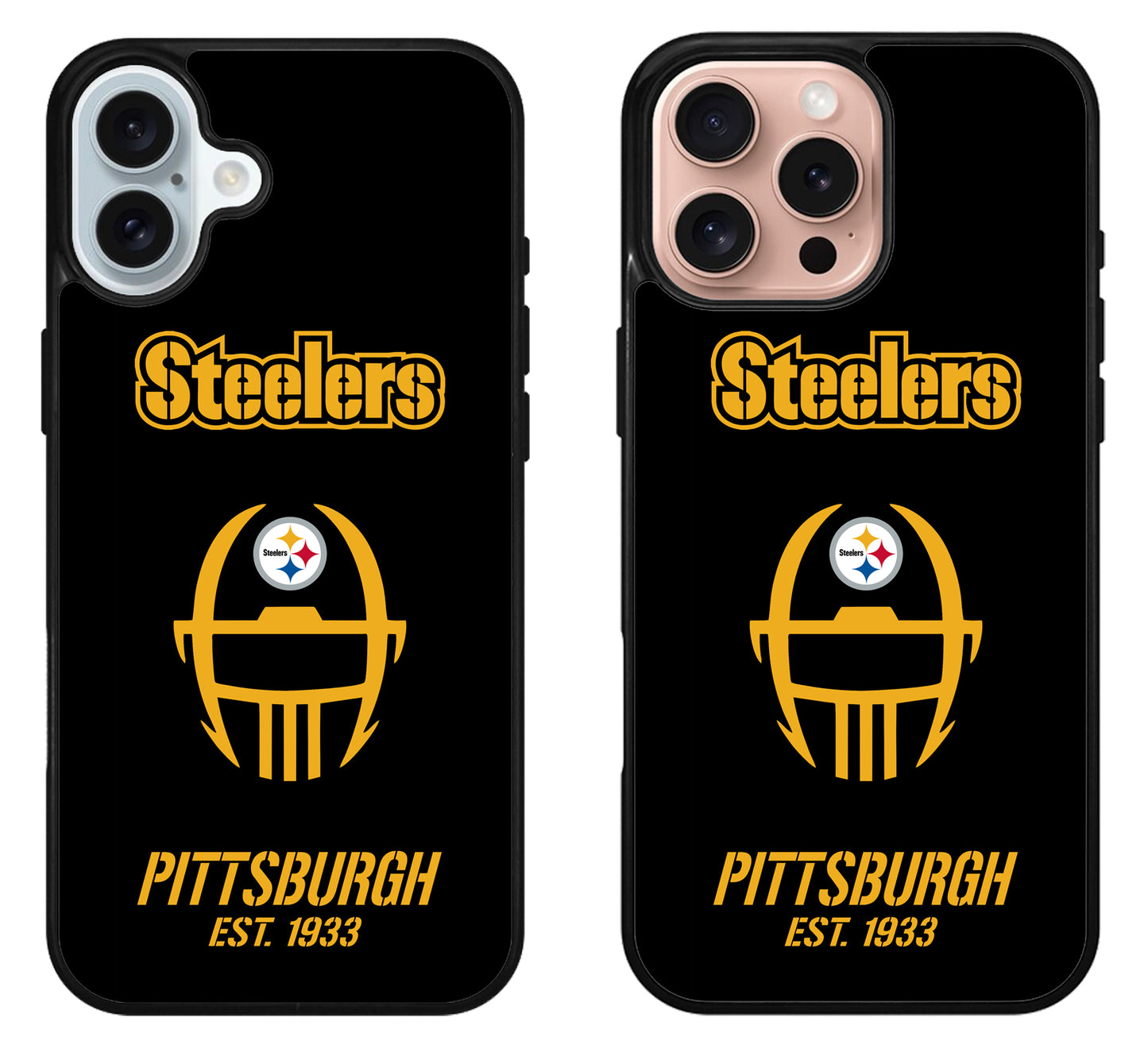 Pittsburgh Steelers Black iPhone 16 | 16 Plus | 16 Pro | 16 Pro Max Case