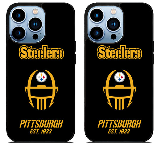 Pittsburgh Steelers Black iPhone 15 Pro | iPhone 15 Pro Max Case