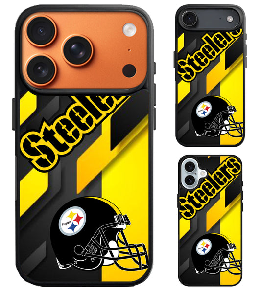 Pittsburgh Steelers Football Cover iPhone Air | iPhone 17 | 17 Pro | 17 Pro Max Case
