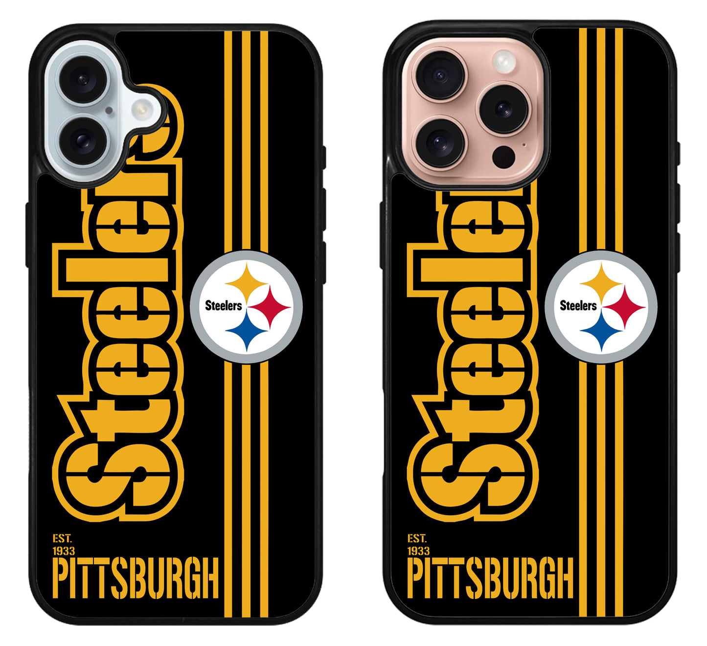 Pittsburgh Steelers Logo Cool iPhone 16 | 16 Plus | 16 Pro | 16 Pro Max Case
