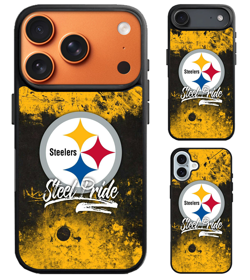 Pittsburgh Steelers Steel Pride iPhone Air | iPhone 17 | 17 Pro | 17 Pro Max Case