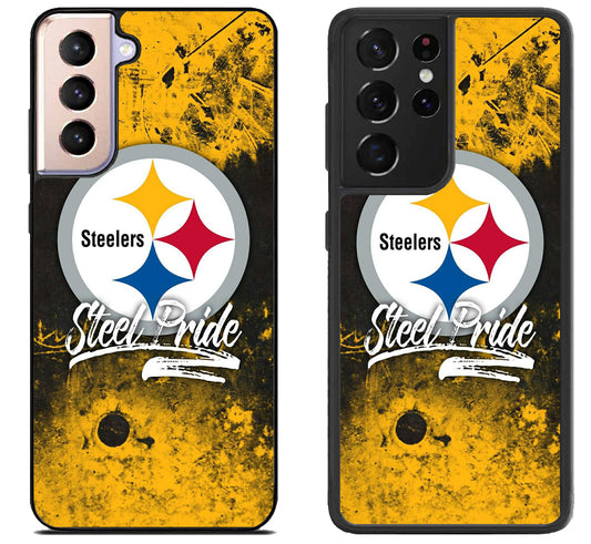 Pittsburgh Steelers Steel Pride Samsung Galaxy S21 | S21 FE | S21+ | S21 Ultra Case