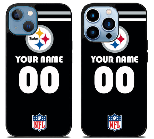 Custom Personalized Pittsburgh Steelers NFL iPhone 13 | 13 Mini | 13 Pro | 13 Pro Max Case