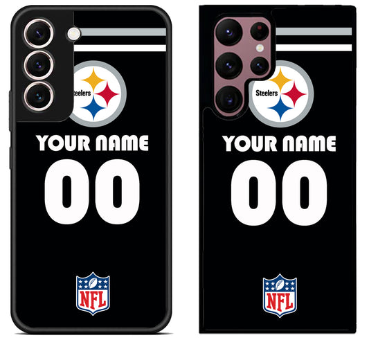 Custom Personalized Pittsburgh Steelers NFL Samsung Galaxy S22 | S22+ | S22 Ultra Case