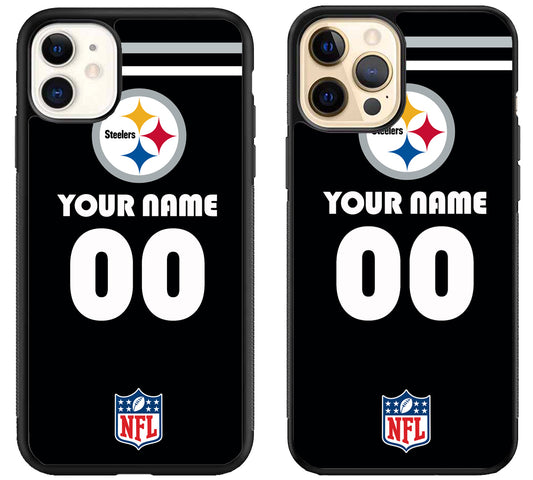 Custom Personalized Pittsburgh Steelers NFL iPhone 12 | 12 Mini | 12 Pro | 12 Pro Max Case