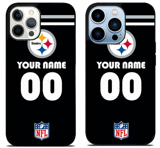 Custom Personalized Pittsburgh Steelers NFL iPhone 15 Pro | iPhone 15 Pro Max Case