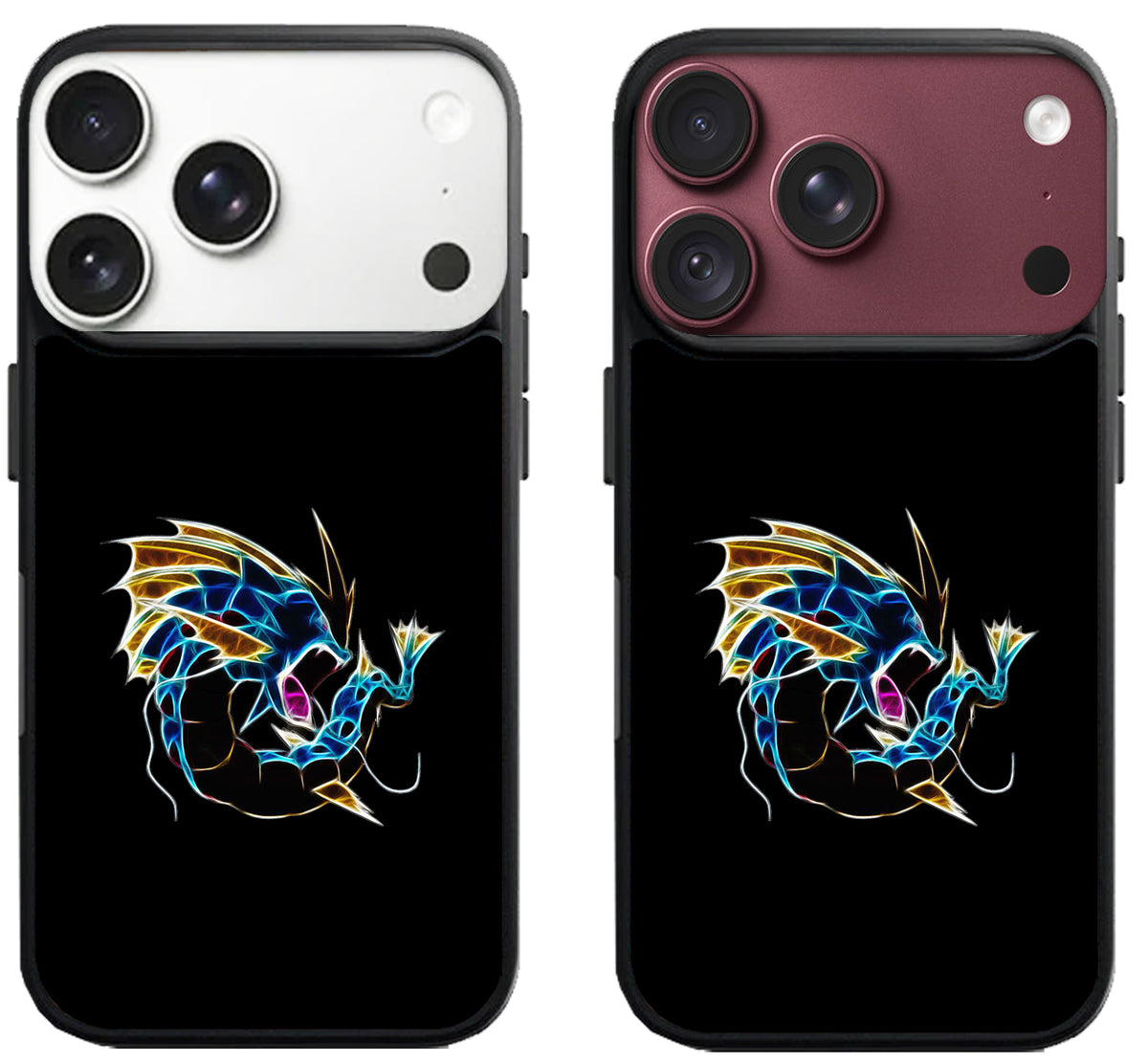 Pokemon gyarados Black in The Dark iPhone 18 Pro | 18 Pro Max Case