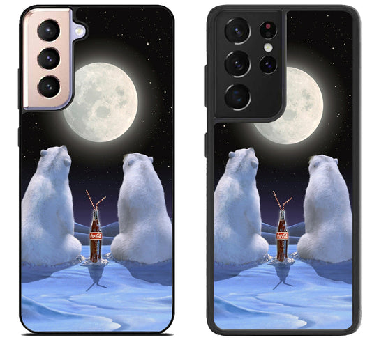 Polar bears coca cola Samsung Galaxy S21 | S21 FE | S21+ | S21 Ultra Case