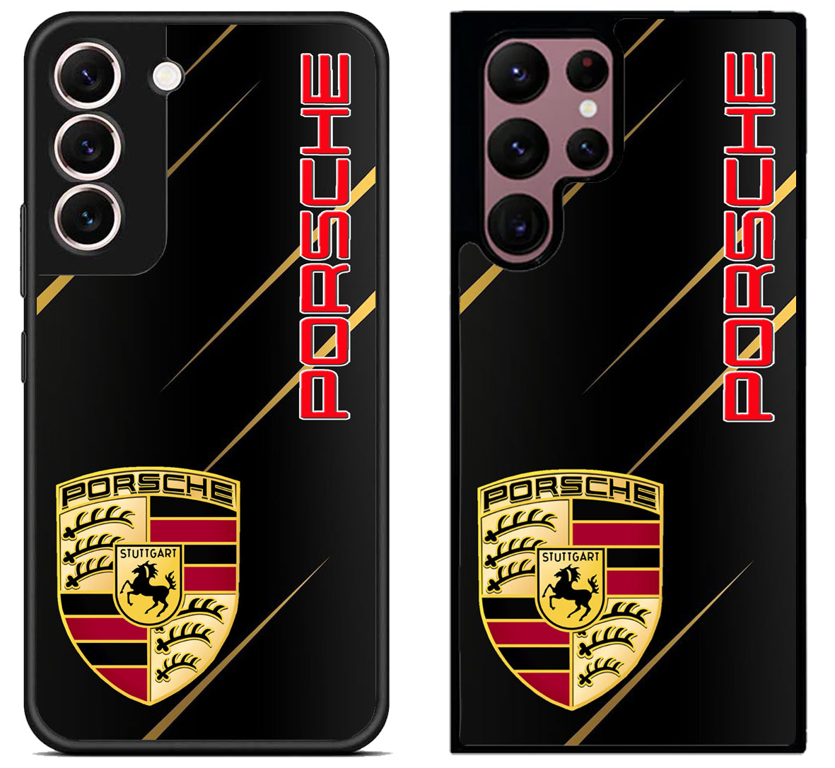 Porsche Black Cover Samsung Galaxy S22 | S22+ | S22 Ultra Case