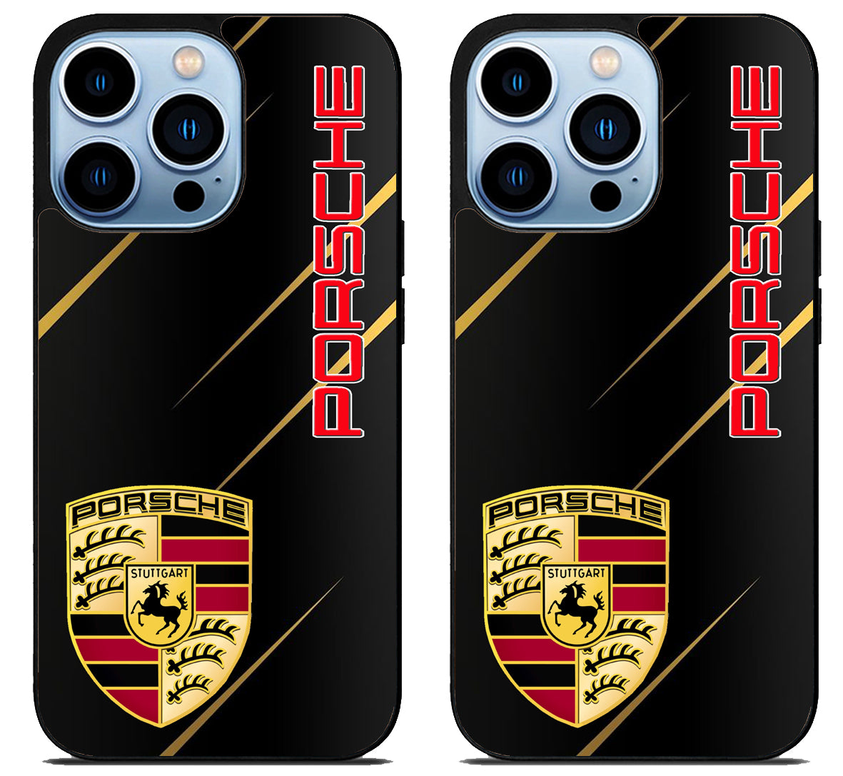 Porsche Black Cover iPhone 15 Pro | iPhone 15 Pro Max Case