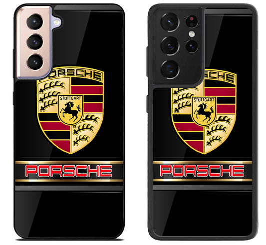 Porsche Black Metallic Samsung Galaxy S21 | S21 FE | S21+ | S21 Ultra Case