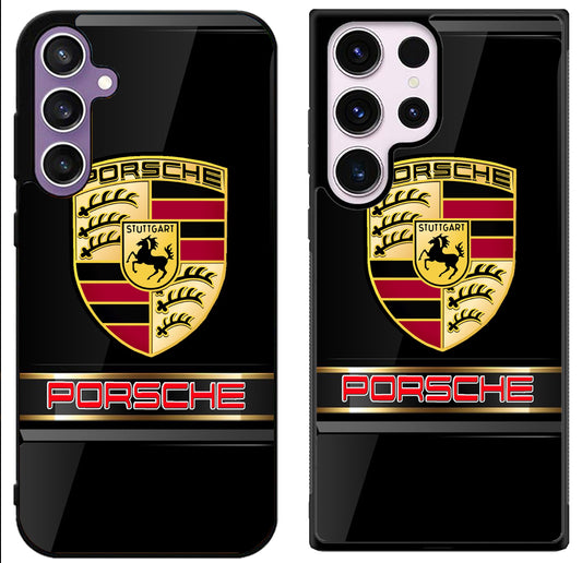 Porsche Black Metallic Samsung Galaxy S24 | S24+ | S24 Ultra Case