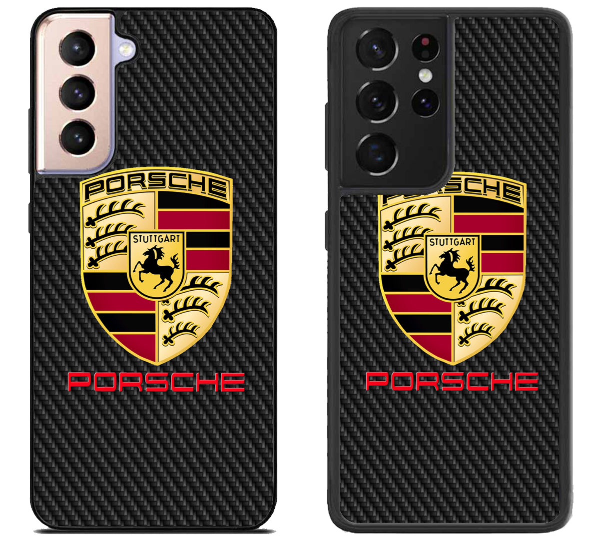 Porsche Carbon Logo Samsung Galaxy S21 | S21 FE | S21+ | S21 Ultra Case