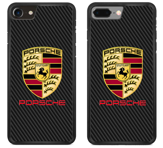 Porsche Carbon Logo iPhone 8 | 8 Plus Case