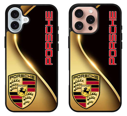 Porsche Gold Metallic iPhone 16 | 16 Plus | 16 Pro | 16 Pro Max Case