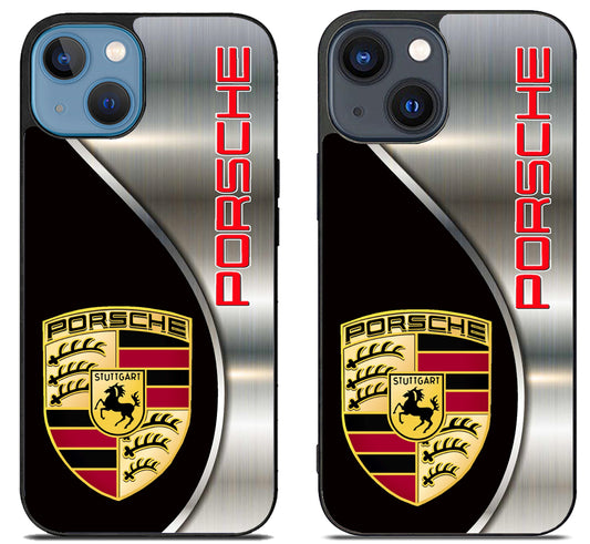 Porsche Silver Metallic iPhone 15 | iPhone 15 Plus Case