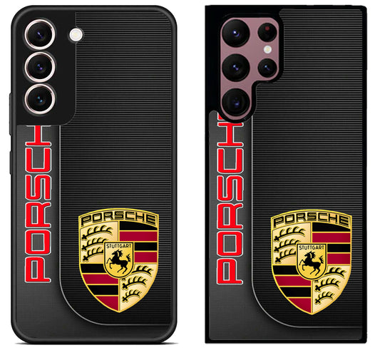 Porsche Red Black Samsung Galaxy S22 | S22+ | S22 Ultra Case