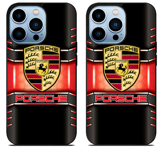 Porsche Red Metallic iPhone 15 Pro | iPhone 15 Pro Max Case