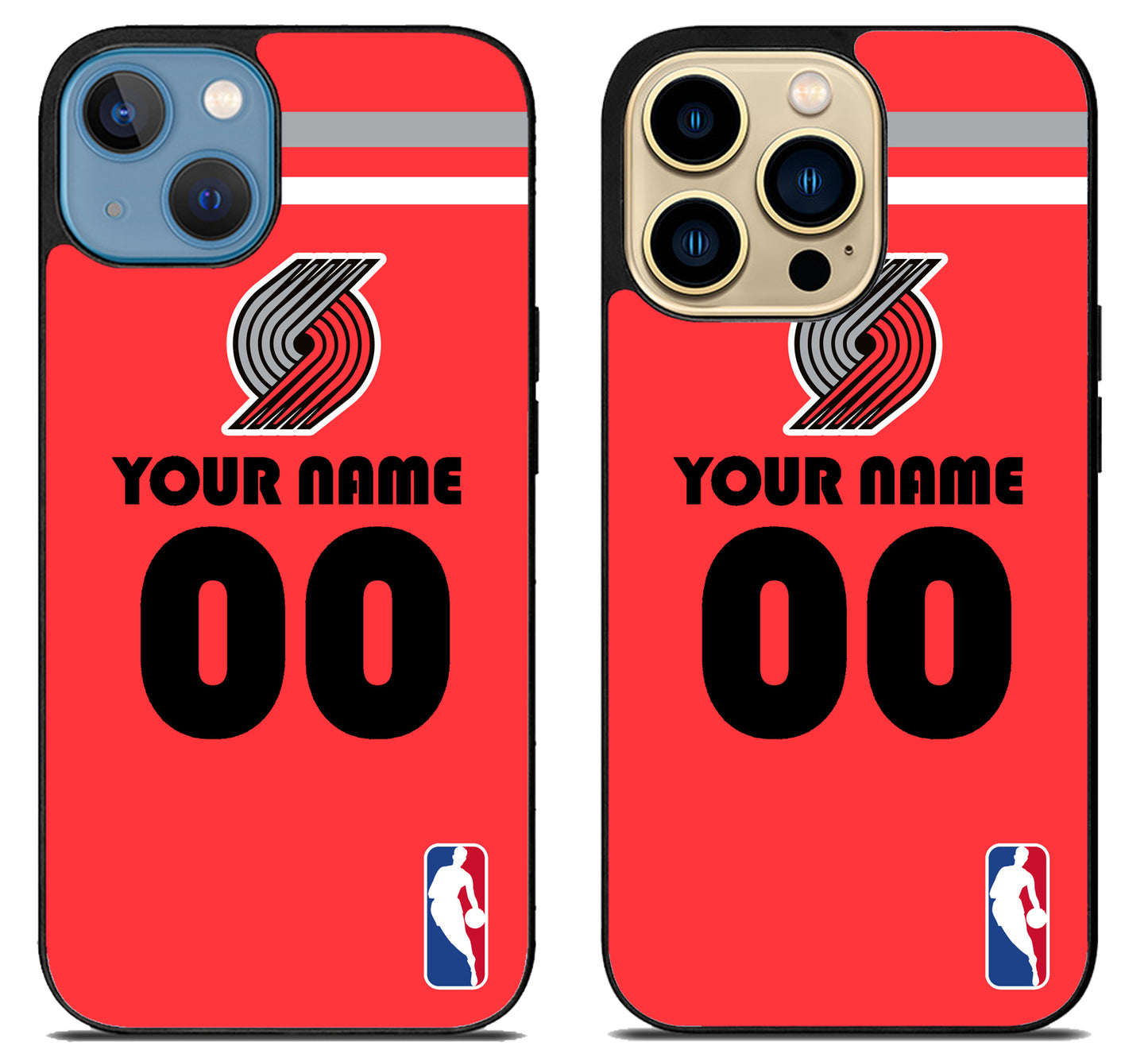 Custom Personalized Portland Trail Blazers NBA iPhone 14 | 14 Plus | 14 Pro | 14 Pro Max Case