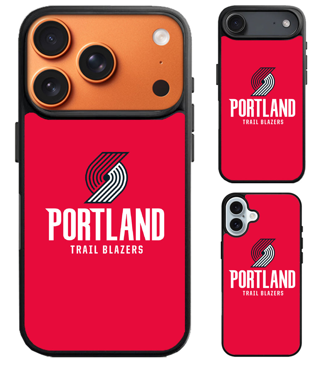 Portland Trail Blazers Red iPhone Air | iPhone 17 | 17 Pro | 17 Pro Max Case