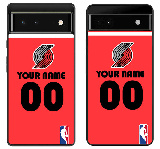 Custom Personalized Portland Trail Blazers NBA Google Pixel 6 | 6A | 6 Pro Case