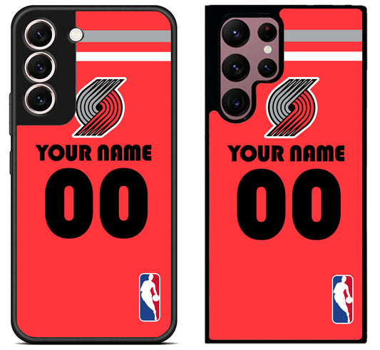 Custom Personalized Portland Trail Blazers NBA Samsung Galaxy S22 | S22+ | S22 Ultra Case
