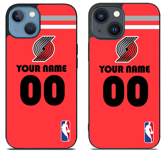 Custom Personalized Portland Trail Blazers NBA iPhone 15 | iPhone 15 Plus Case