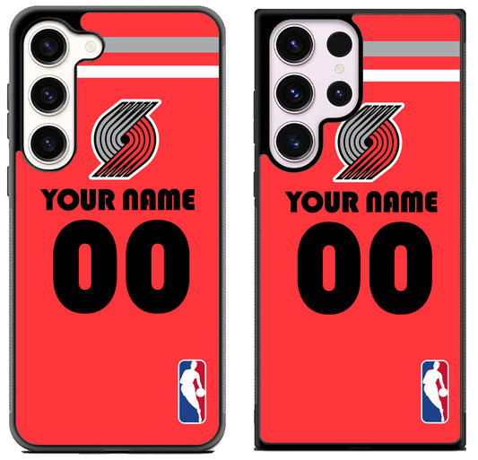 Custom Personalized Portland Trail Blazers NBA Samsung Galaxy S23 | S23+ | S23 Ultra Case