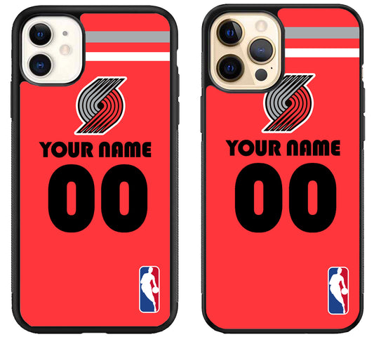 Custom Personalized Portland Trail Blazers NBA iPhone 12 | 12 Mini | 12 Pro | 12 Pro Max Case