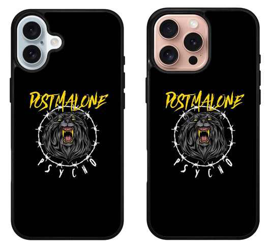 Post Malon Psycho iPhone 16 | 16 Plus | 16 Pro | 16 Pro Max Case