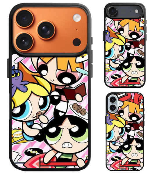 Powerpuff Collage iPhone Air | iPhone 17 | 17 Pro | 17 Pro Max Case