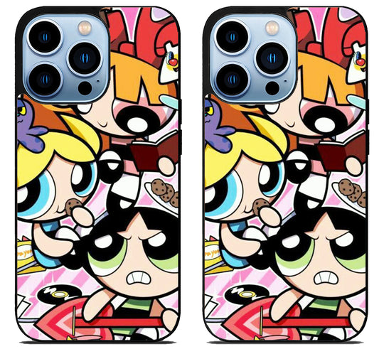 Powerpuff Collage iPhone 15 Pro | iPhone 15 Pro Max Case