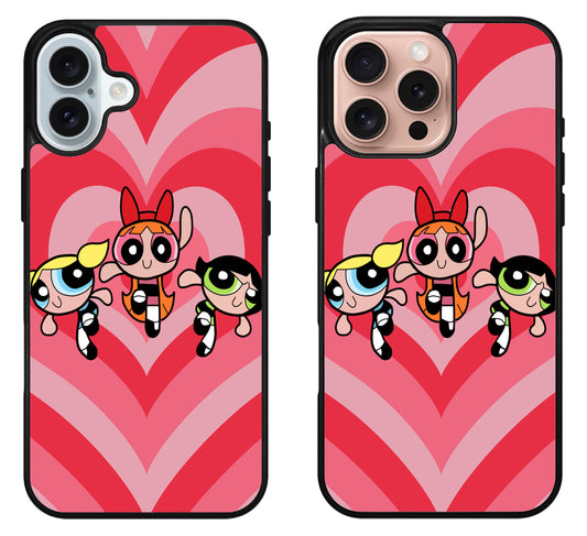 Powerpuff Cute iPhone 16 | 16 Plus | 16 Pro | 16 Pro Max Case