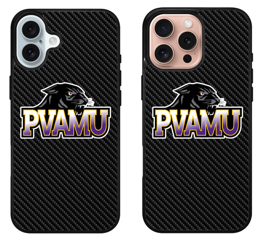 Prairie View A&M Panthers Carbon iPhone 16 | 16 Plus | 16 Pro | 16 Pro Max Case