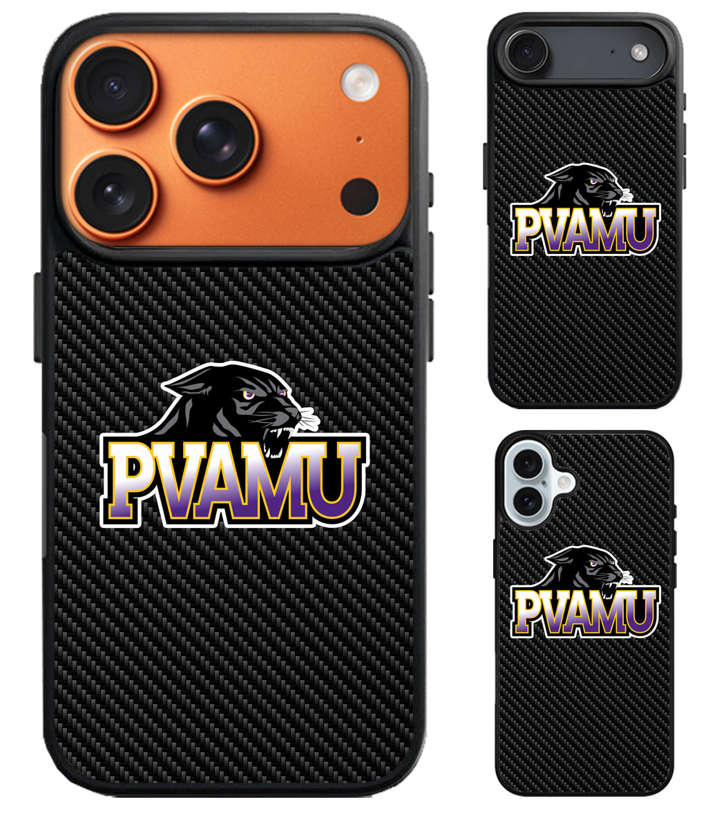 Prairie View A&M Panthers Carbon iPhone Air | iPhone 17 | 17 Pro | 17 Pro Max Case