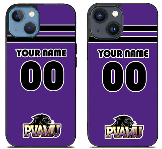 Custom Personalized Prairie View A&M Panthers iPhone 15 | iPhone 15 Plus Case